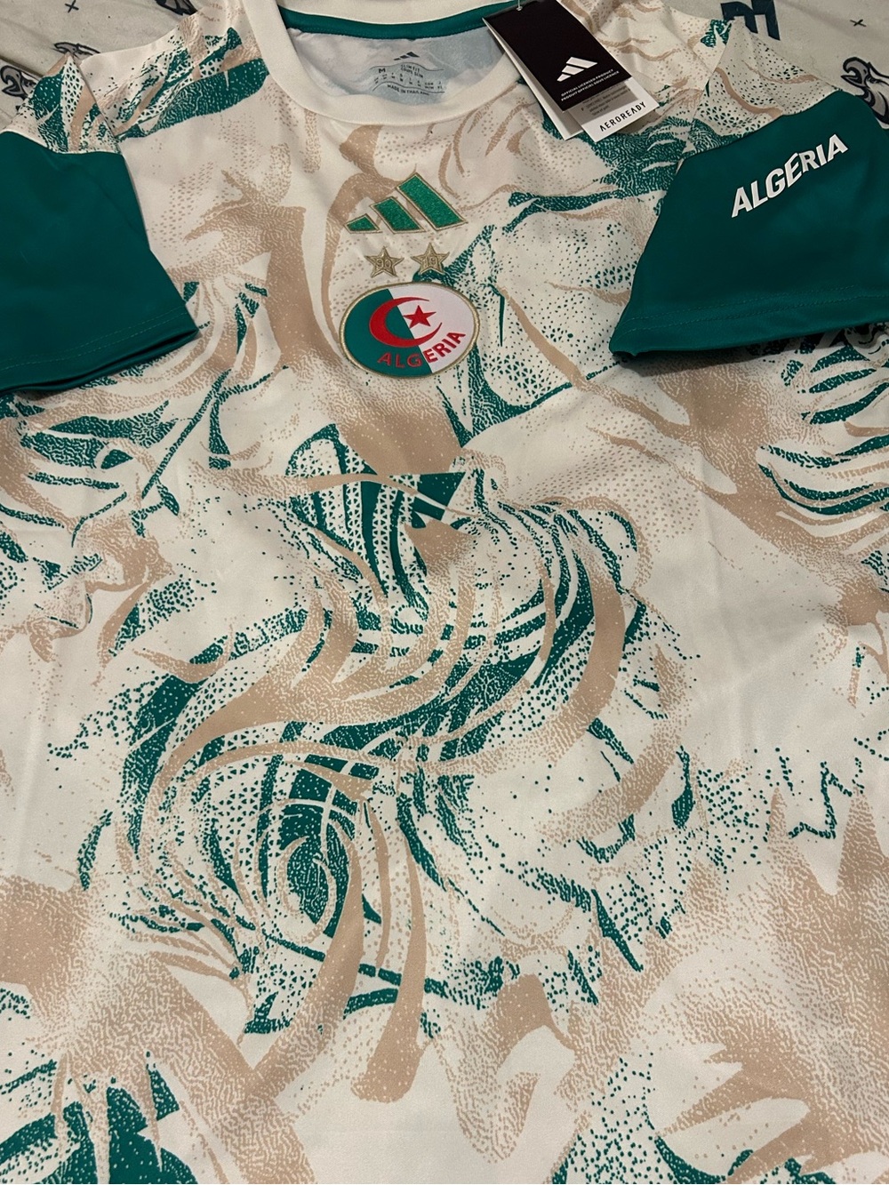 Adidas ALGERIA National Team Men’s JERSEY Sz M,L,XL,2X New w tags